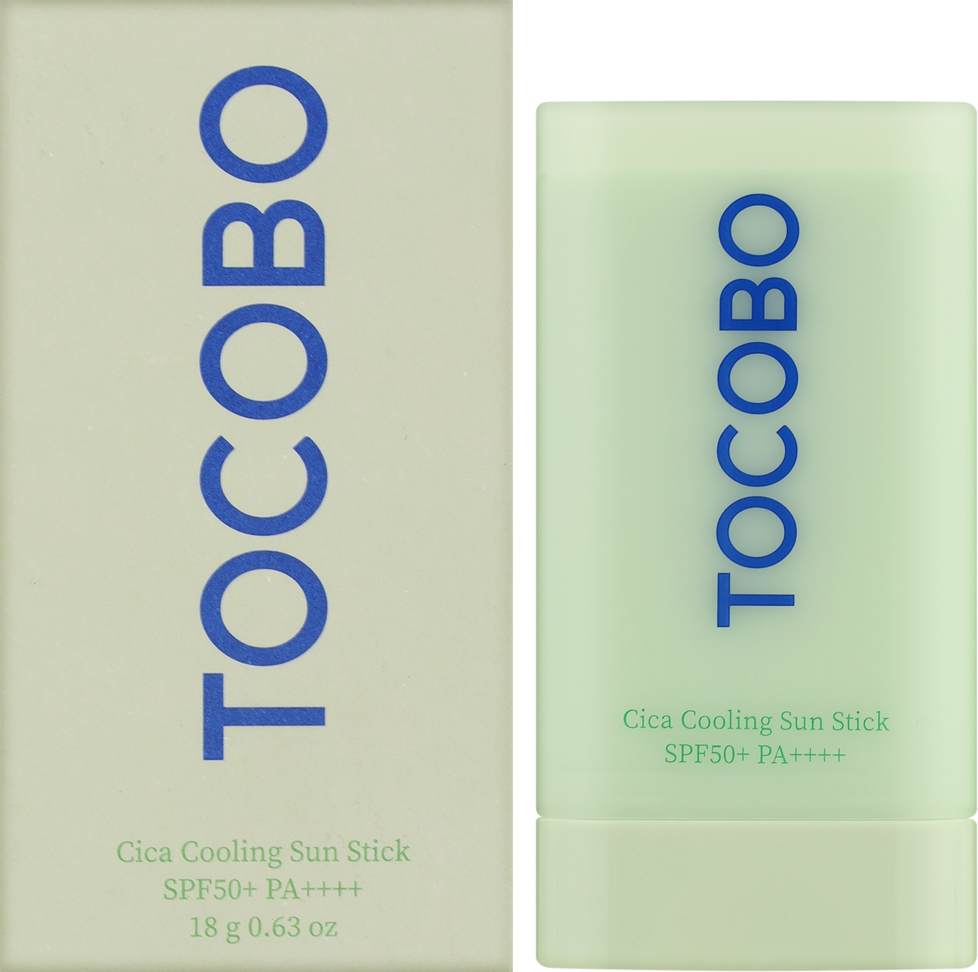 Сонцезахисний стік із охолоджуючим ефектом - Tocobo Cica Cooling Sun Stick SPF50+ /PA + + + + — фото 18g