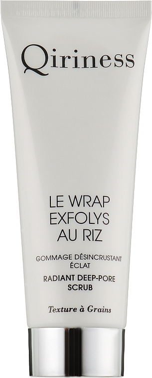 Крем-эксфолиант для глубокого очищения пор, натуральная формула - Qiriness Le Wraps Exfolys Au Riz Radiant Deep-Pore Scrub