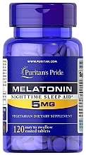 Пищевая добавка "Мелатонин" - Puritan's Pride Melatonin 5 Mg — фото N1