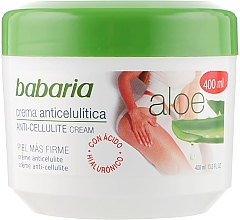 Парфумерія, косметика Антицелюлітний крем для тіла - Babaria Aloe Anti-Cellulite Cream