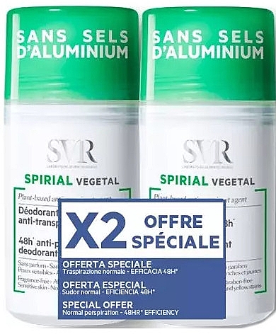 Набір - SVR Spirial Vegetal (deo/2x50ml) — фото N1