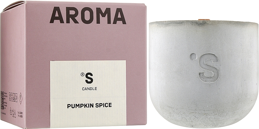 Ароматическая свеча - Sister's Aroma Soy Candle Pumpkin Spice — фото N2