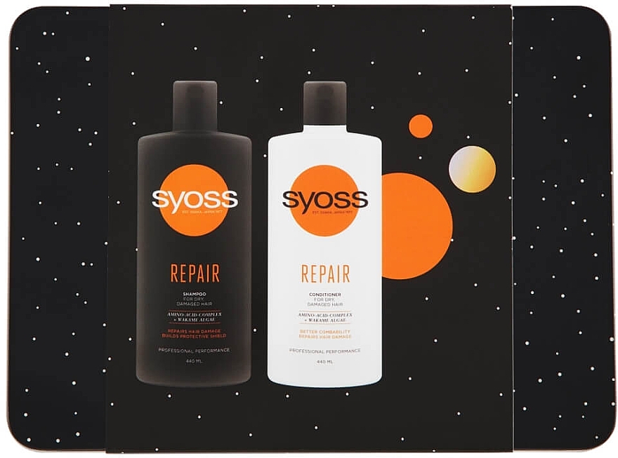 Набор - Syoss Repair Metal Box (shmp/440ml + cond/440ml)