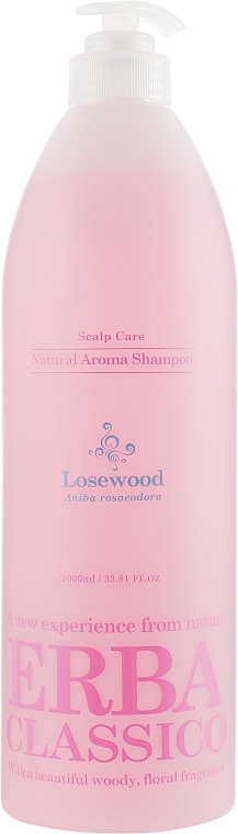 Шампунь для волосся, з екстрактом трояндового дерева  - Erba Classico Rosewood Hair Shampoo — фото N3