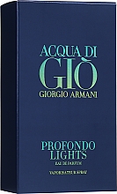 Giorgio Armani Acqua di Gio Profondo Lights - Пафюмированная вода — фото N2