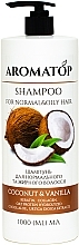 Шампунь для нормального та жирного волосся "Кокос-Ваніль" - Aromatop For Normal And Oily Hair Shampoo — фото N2