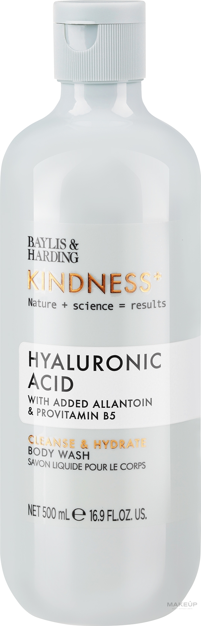 Гель для душа - Baylis & Harding Kindness+ Hyaluronic Acid Cleanse + Hydrate Body Wash — фото 500ml