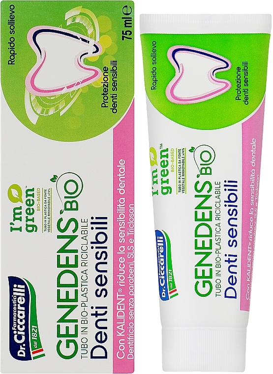 Зубна паста для чутливих зубів - Dr. Ciccarelli Genedens Bio Sensitive Teeth — фото N2