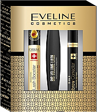 Духи, Парфюмерия, косметика Набор - Eveline Cosmetics (mascara/10ml + corrector/9ml + serum/10ml)