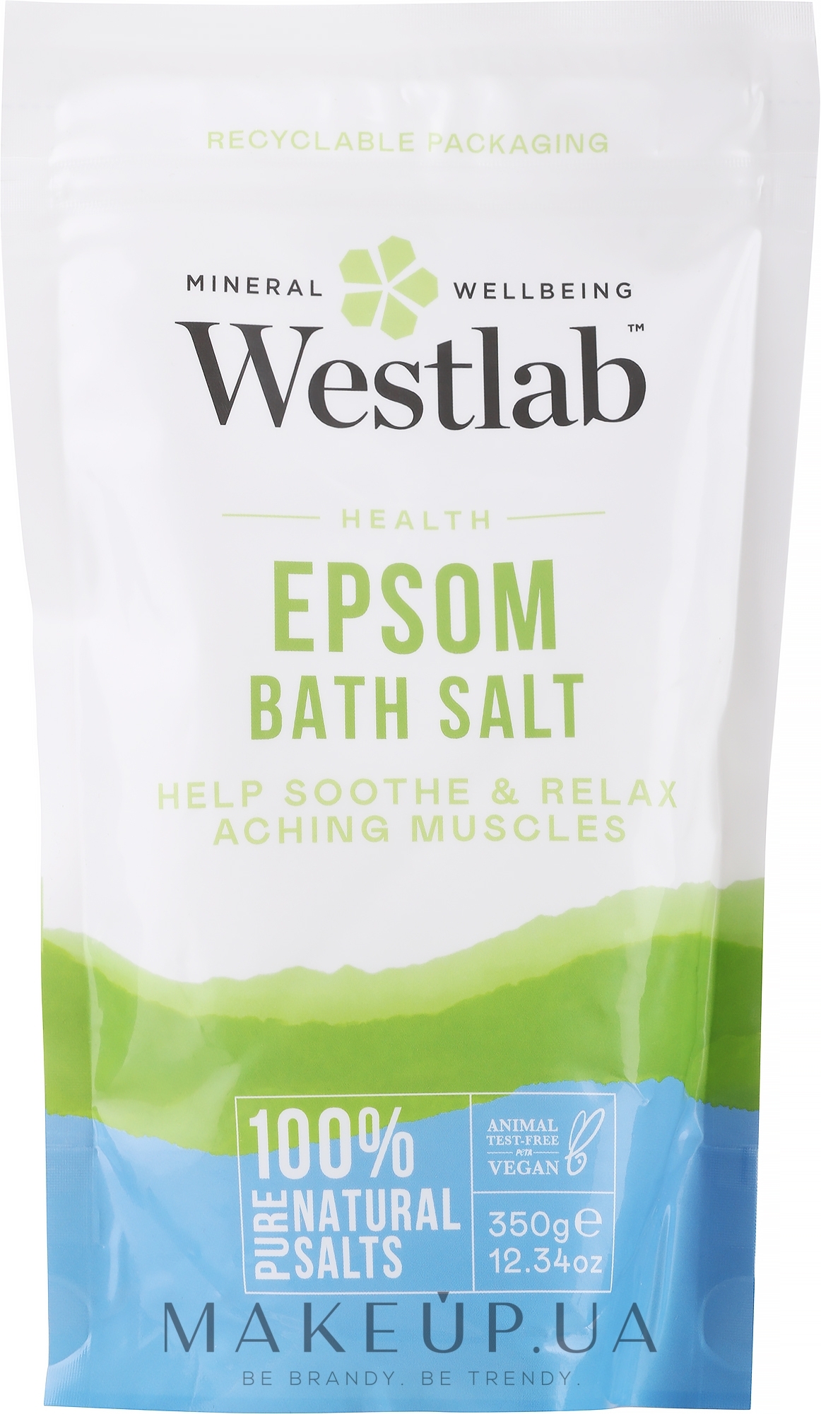 Соль для ванн - Westlab Epsom — фото 350g