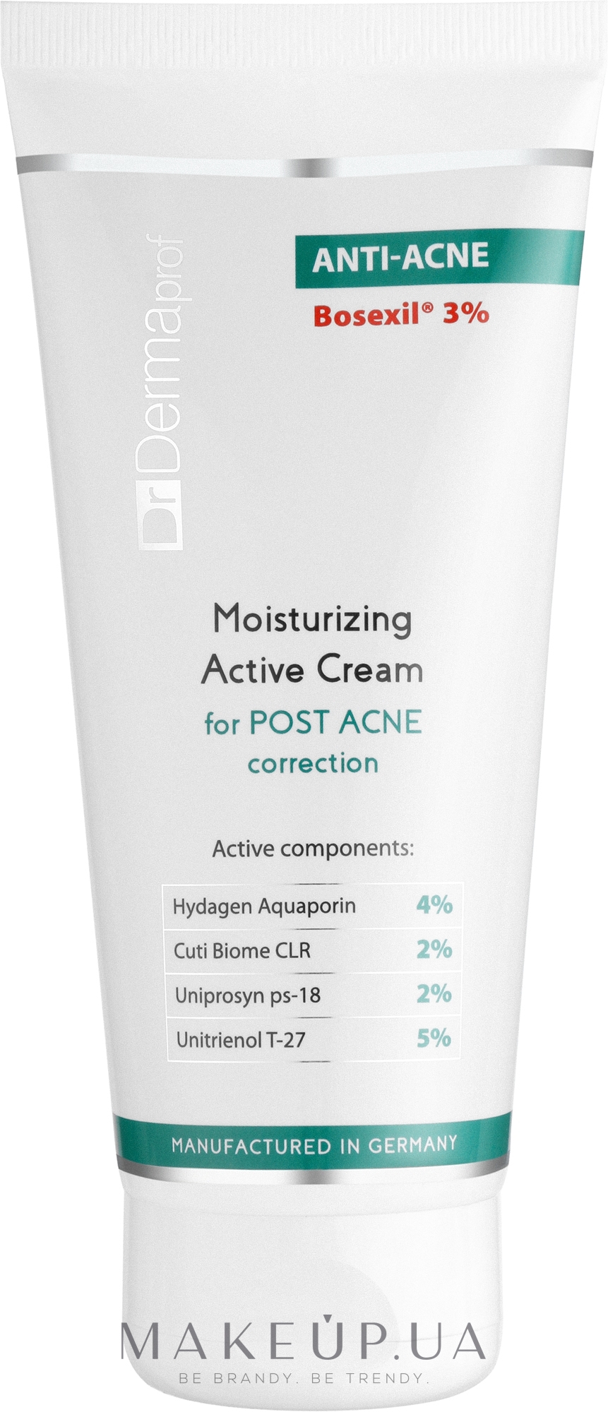 Увлажняющий крем-актив - Dr. Dermaprof Anti-Acne Moisturizing Active Cream For Post Acne Correction — фото 200ml