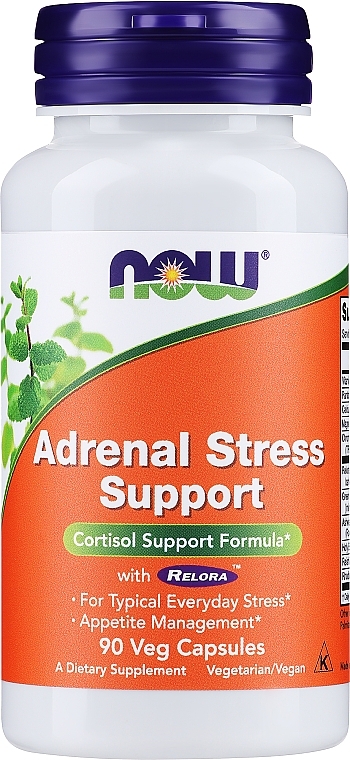 Препарат для стабилизации уровня кортизола - Now Foods Super Cortisol Support Veg Capsules — фото N1