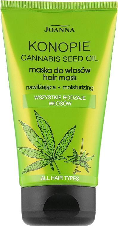 Увлажняющая маска для волос - Joanna Cannabis Seed Oil Hair Mask — фото N1