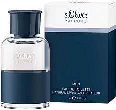 S. Oliver So Pure Men - Туалетная вода — фото N1
