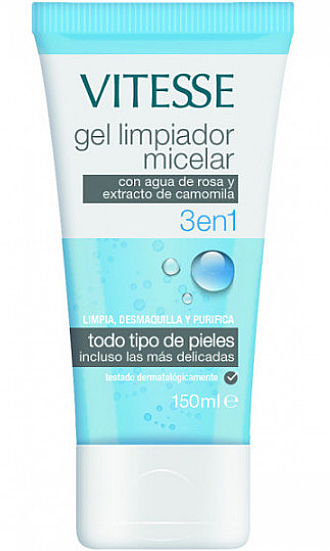 Мицеллярный гель для лица - Vitesse 3in1 Micellar Cleansing Gel — фото N1