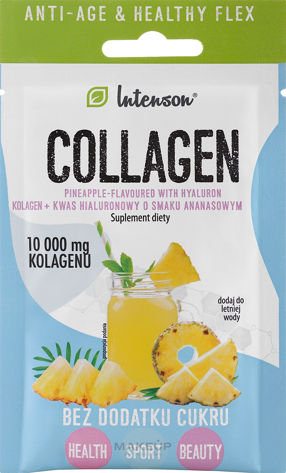 Гідролізат колагену з ананасовим смаком - Intenson Collagen Pineapple — фото 11.4g