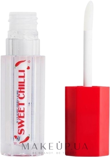 Олія для губ - I Heart Revolution Sweet Chilli Plumping Lip Oil — фото Clear