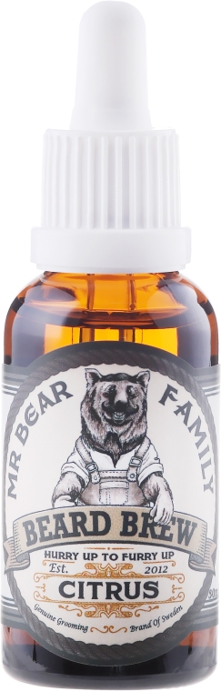 Олія для бороди - Mr. Bear Family Brew Oil Citrus — фото N2