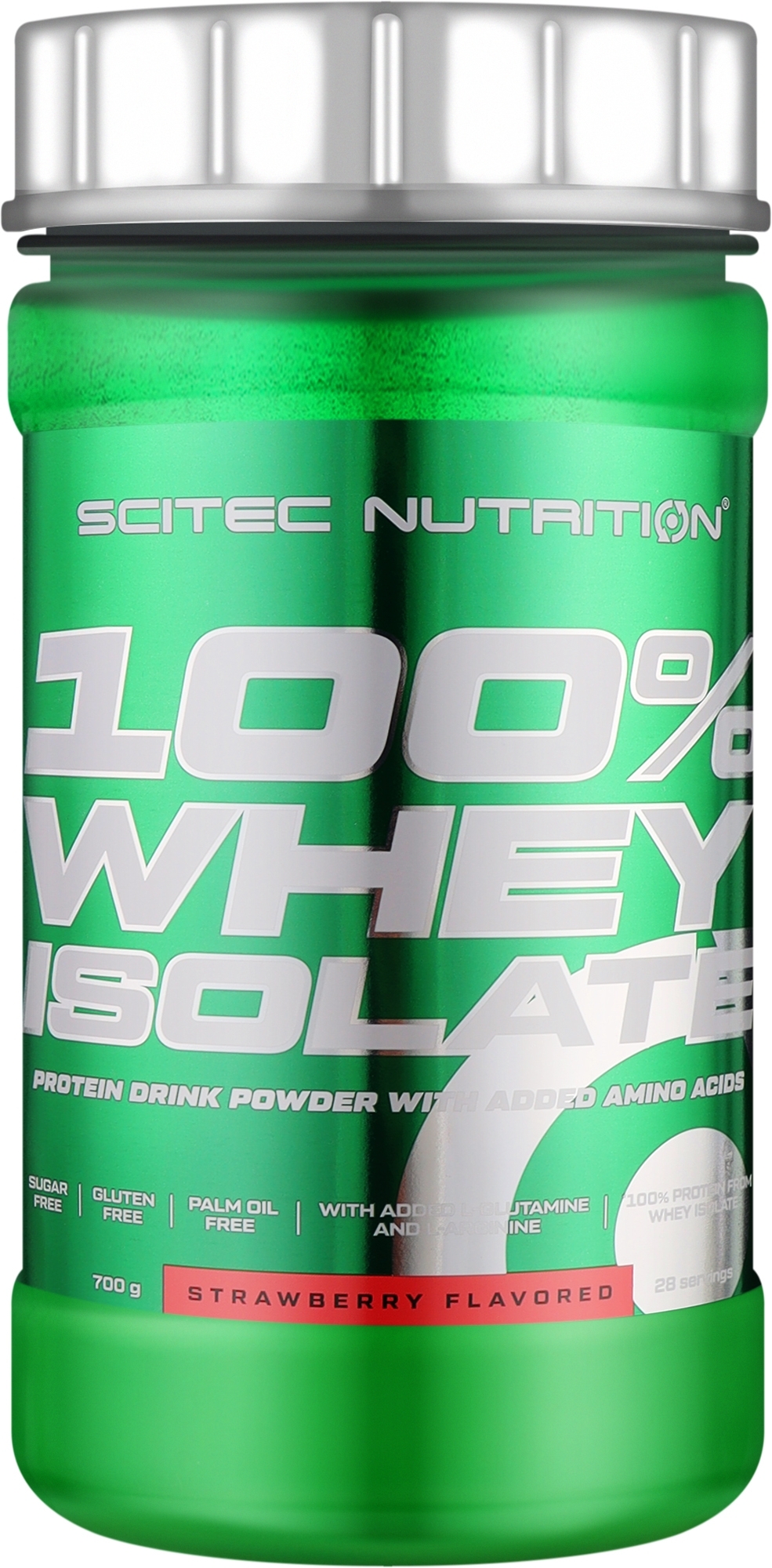 Протеин - Scitec Nutrition 100% Whey Isolate Raspberry — фото 700g