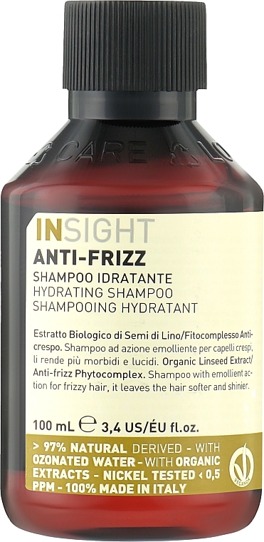 Шампунь зволожуючий для волосся - Insight Anti-Frizz Hair Shampoo Hydrating — фото N1