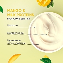 Крем-суфле для тела "Манго-Молочные протеины" - Tink Mango & Milk Proteins Superfood For Body — фото N5