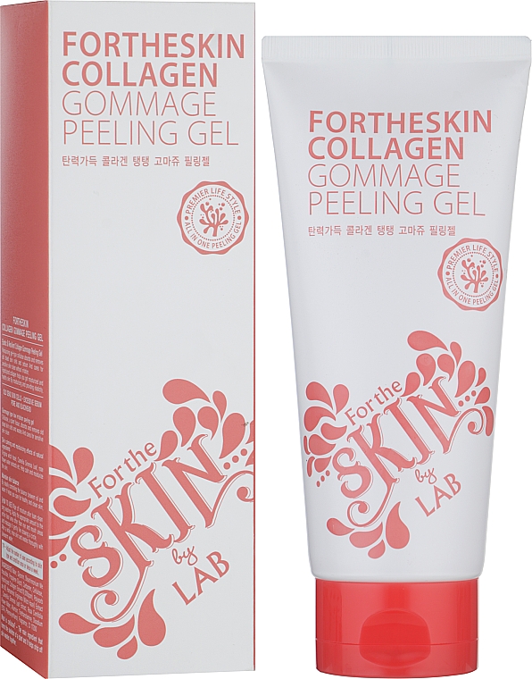 Пилинг-гель для лица с коллагеном - Fortheskin Collagen Gommage Peeling Gel  — фото N2
