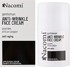 Крем для лица против морщин для мужчин - Nacomi Gentelman Anti-Wrinkle Face Cream For Men — фото N2