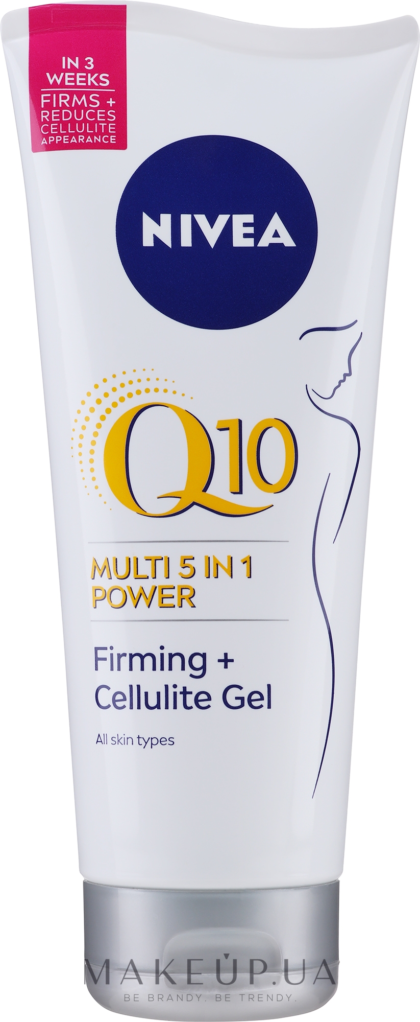 Крем-гель підтягуючий  - NIVEA Q10 PLUS Firming Anti-Cellulite Body Gel-Cream — фото 200ml