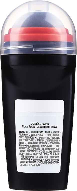 Дезодорант кульковий - L'Oreal Paris Men Expert Carbon Protect AntiPerspirant Intense Ice Deo Roll-On — фото N3