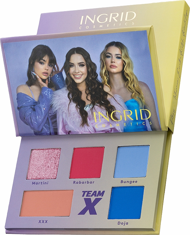 Палетка теней для век - Ingrid Cosmetics Team X Second Chance Eyeshadow Palette — фото N1