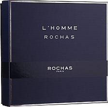 Rochas L'Homme Rochas - Набор (edt/100ml + sh/gel/100 + ash/b/100ml) — фото N1
