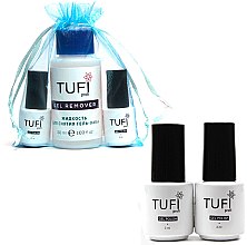 Парфумерія, косметика Набір №7 - Tufi Profi (gel/polish/3ml + gel/polish/3ml + gel/remover/50ml)