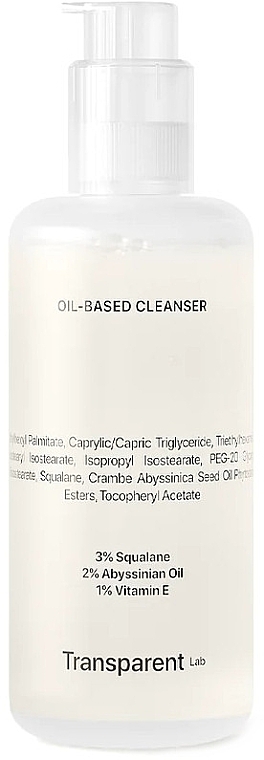 Засіб для зняття макіяжу - Transparent Lab Oil Based Cleanser — фото N1