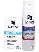 Парфумерія, косметика Набір - AA Men Adventure Care (ash/gel/100ml + foam/250/ml)