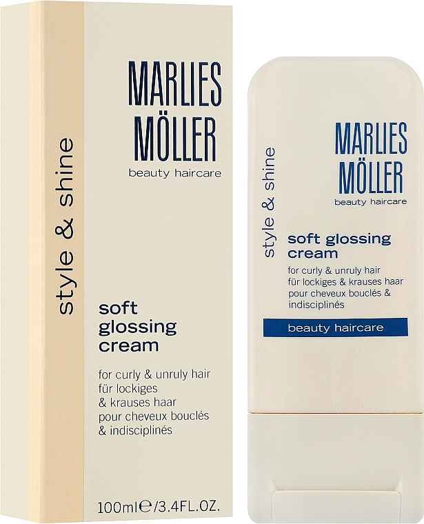 Крем-блеск для выпрямления волос - Marlies Moller Soft Glossing Cream — фото N2