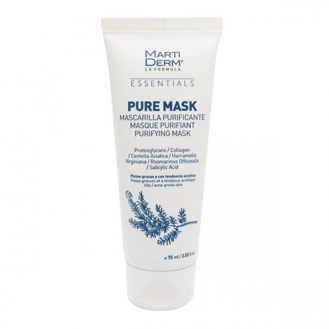 Маска для жирної і схильної до акне шкіри - MartiDerm Essentials Pure-Mask — фото N1