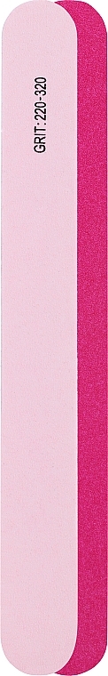 Пилочка для ногтей, 220-320, розовая - Inter-Vion — фото N2