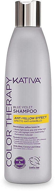 Шампунь для волосся - Kativa Color Therapy Anti-Yellow Effect Shampoo — фото N2