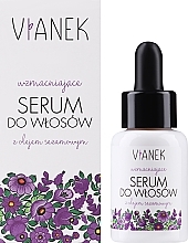 Укрепляющая сыворотка для волос с кунжутным маслом - Vianek Hair Serum — фото N2