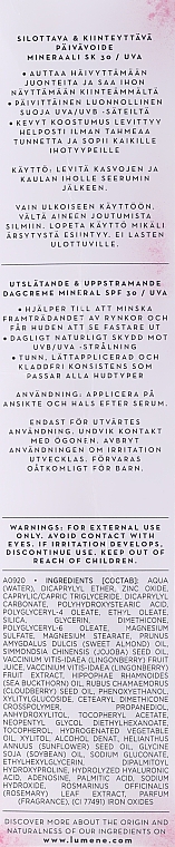 Укрепляющий дневной флюид для лица против морщин с минеральным фильтром - Lumene Lumo Nordic Bloom Anti-Wrinkle & Firm Day Fluid Mineral SPF30 — фото N2