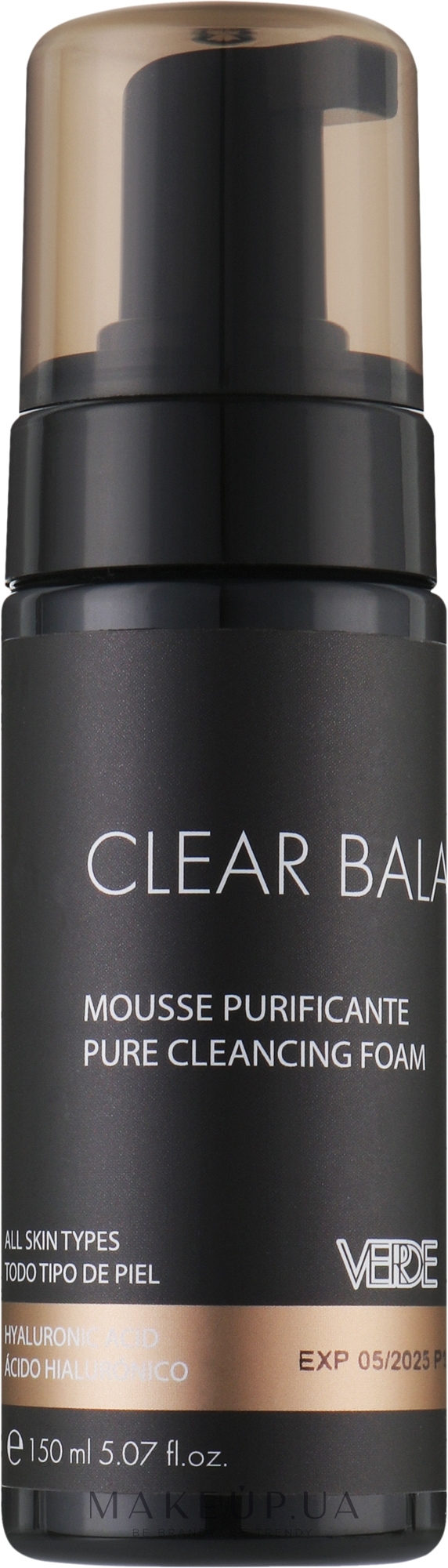 Пінка для вмивання - Verde Clear Balance — фото 150ml