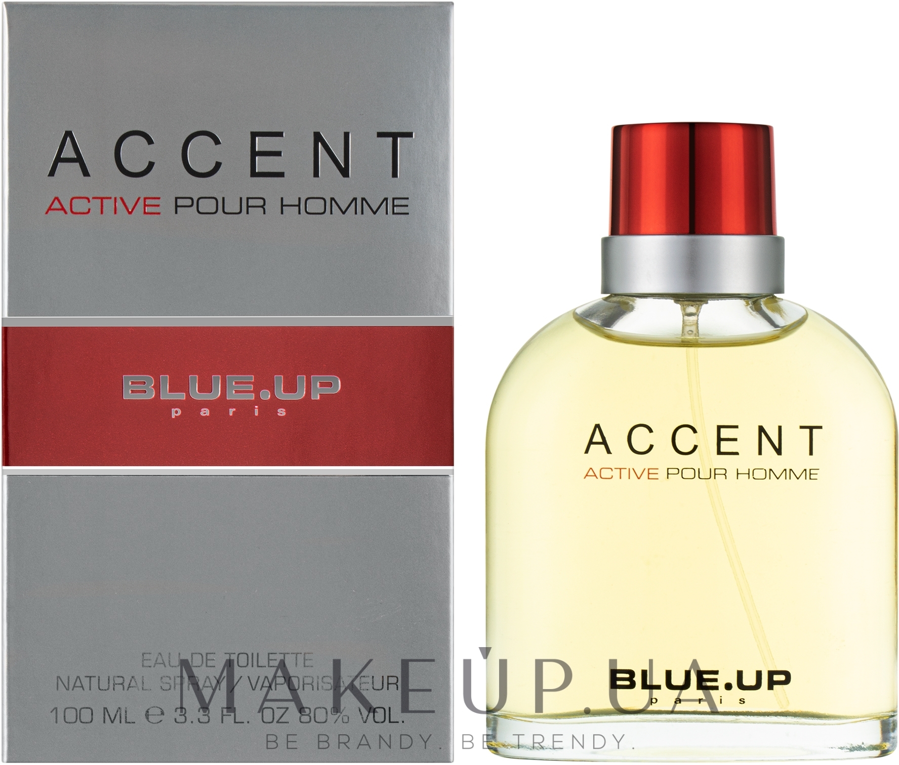 Blue Up Accent Active - Туалетна вода — фото 100ml