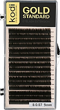 Духи, Парфюмерия, косметика Накладные ресницы Gold Standart B 0.07 (16 рядов: 9 мм) - Kodi Professional