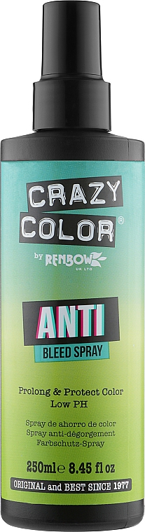 Спрей для захисту кольору волосся - Crazy Color Anti Bleed Spray — фото N1