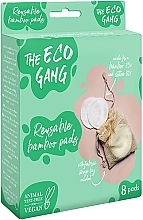 Биоразлагаемые бамбуковые спонжи для лица, 8шт - The Eco Gang — фото N1