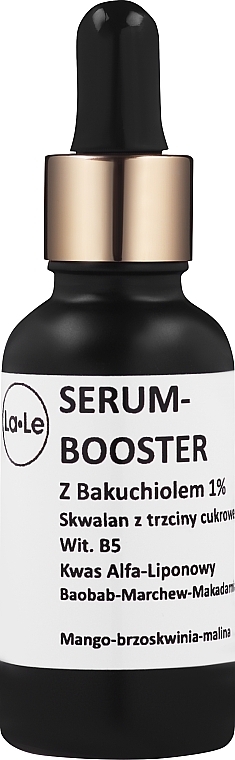 Сироватка-бустер з бакучіолом 1% для обличчя - La-Le Serum-Booster Face — фото N1