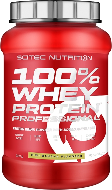 Протеїн - Scitec Nutrition 100% Whey Protein Professional Kiwi-Banana — фото N2