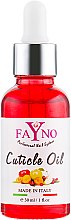 Парфумерія, косметика Олія для кутикули "Фруктовий мікс" - Fayno Cuticle Oil