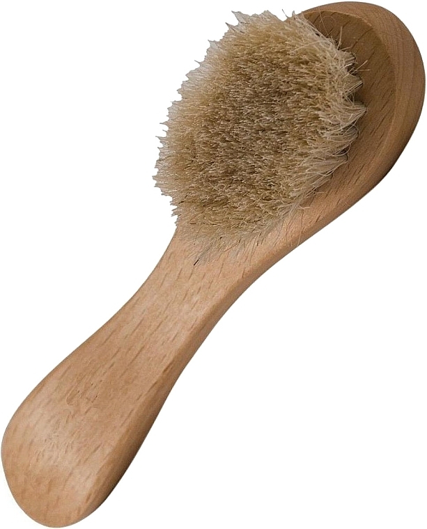 Щітка для обличчя із шерсті поні - Naturae Donum Facial Cleansing Brush — фото N1