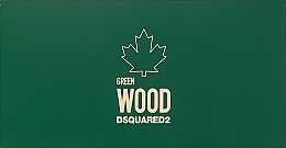 Духи, Парфюмерия, косметика УЦЕНКА Dsquared2 Green Wood Pour Homme - Набор (edt/5ml + s/g/25ml + b/lot/25ml) *